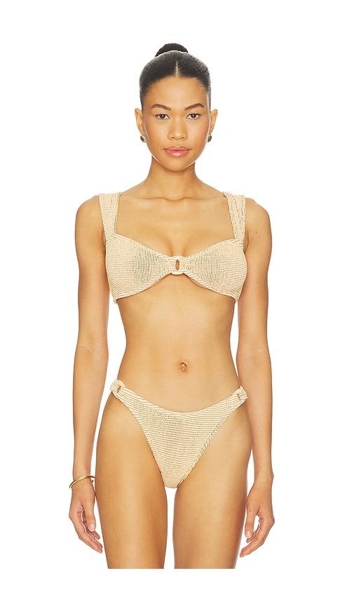 Bond Eye Ring Delphi Crop in Neutral by BOND-EYE