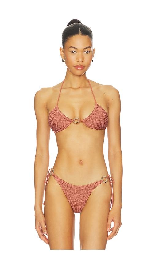 Bond Eye Ring Ingrid Triangle Bra in Blush by BOND-EYE