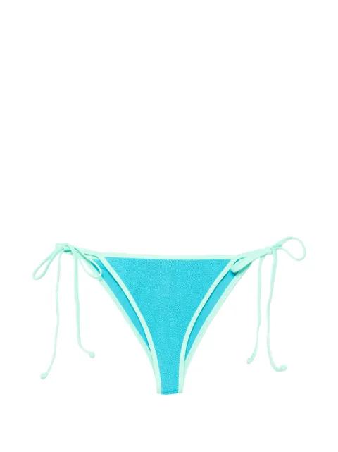 Contrast Anisha side-tie bikini bottoms by BOND-EYE