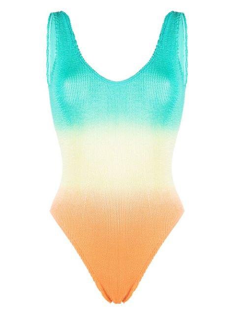 Mara ombré-effect swimsuit by BOND-EYE