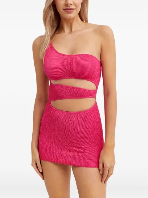 Rico asymmetric cut-out mini dress by BOND-EYE