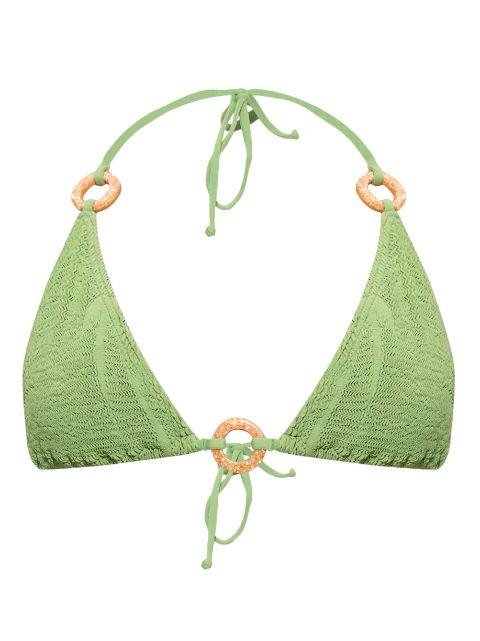Ring Ingrid triangle bikini top by BOND-EYE