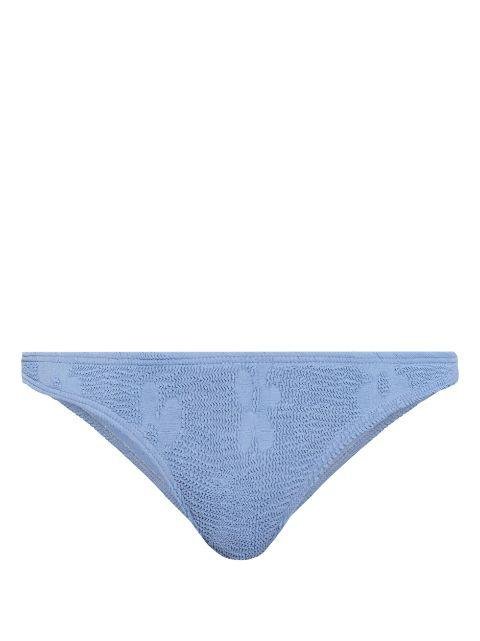 Sign jacquard bikini bottoms by BOND-EYE