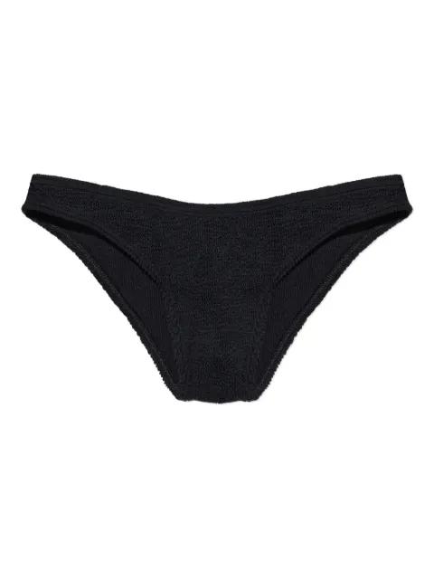 Sign textured bikini bottom by BOND-EYE