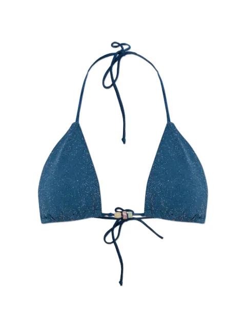 beaded triangle bikini top by BOND-EYE