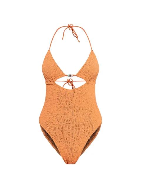 textured beaded swimsuit by BOND-EYE