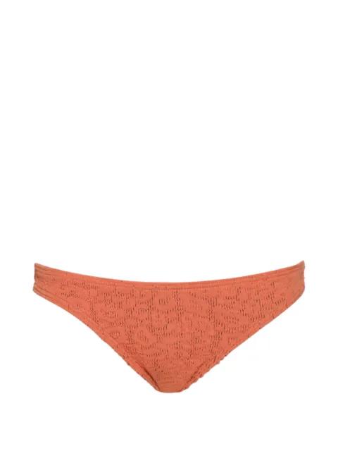 textured bikini bottoms by BOND-EYE
