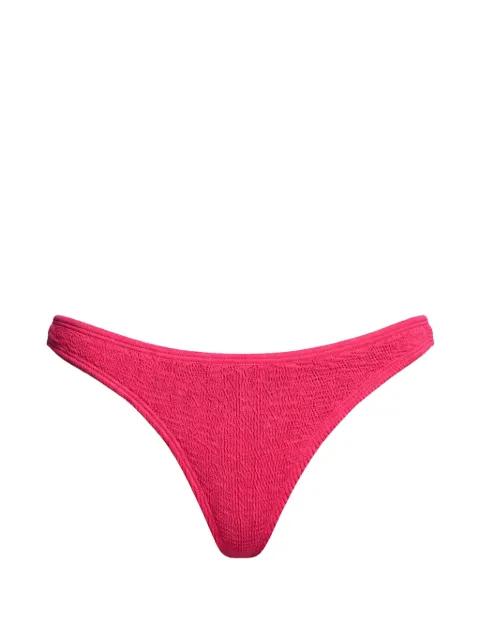 textured brief bikini bottoms by BOND-EYE