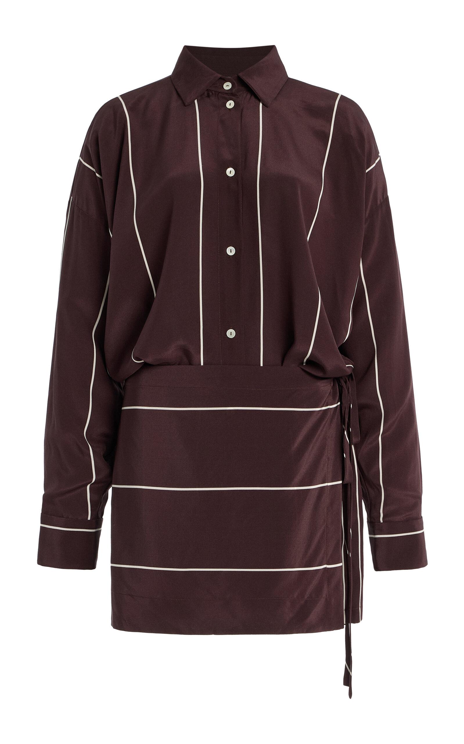 BONDI BORN Ortatripedilk Mini Wraphirt Dress - Moda Operandi by BONDI BORN