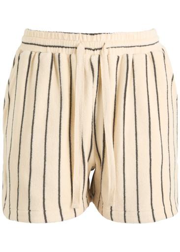 Naram striped terry shorts by BONGUSTA