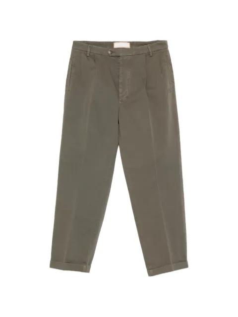pleated cuffed trousers by BONHEUR