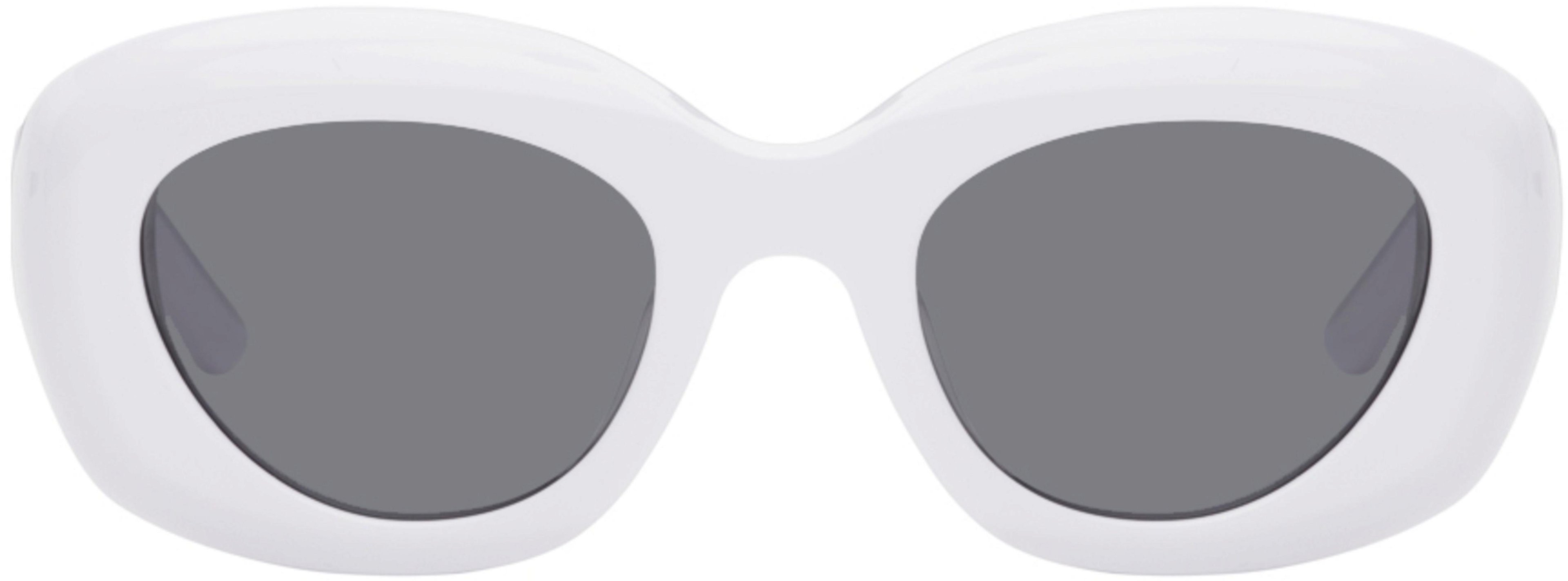 White Portal Sunglasses by BONNIE CLYDE