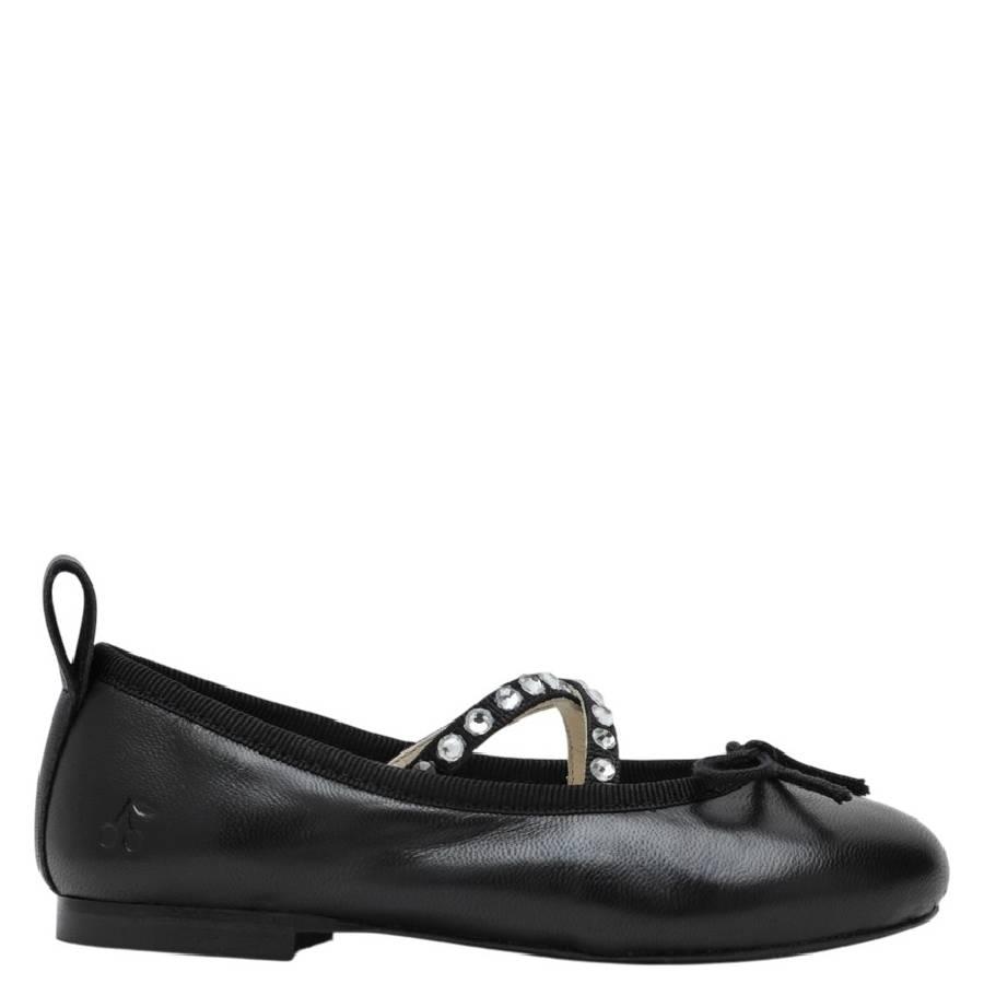 Bonpoint Strap Rhinestone Embellished Flats by BONPOINT