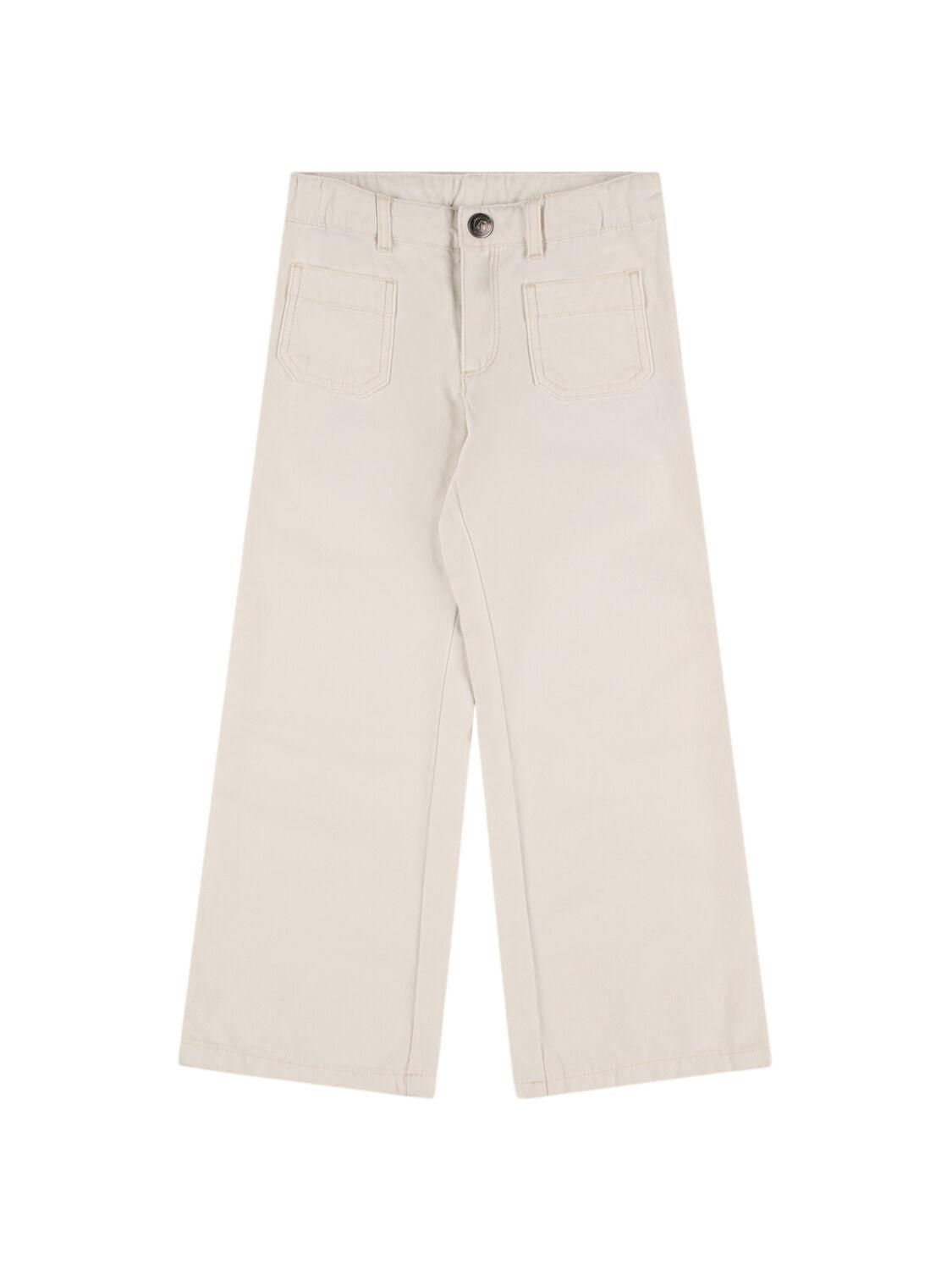 Cotton Denim Pants by BONPOINT