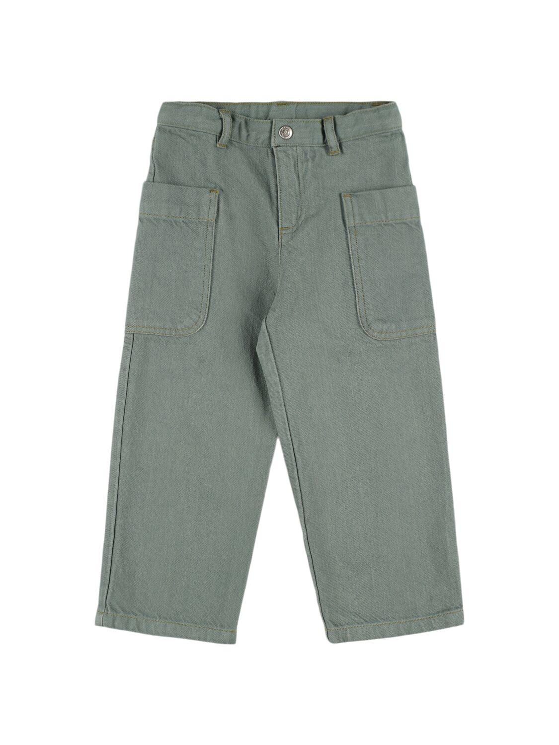 Cotton Denim Pants by BONPOINT