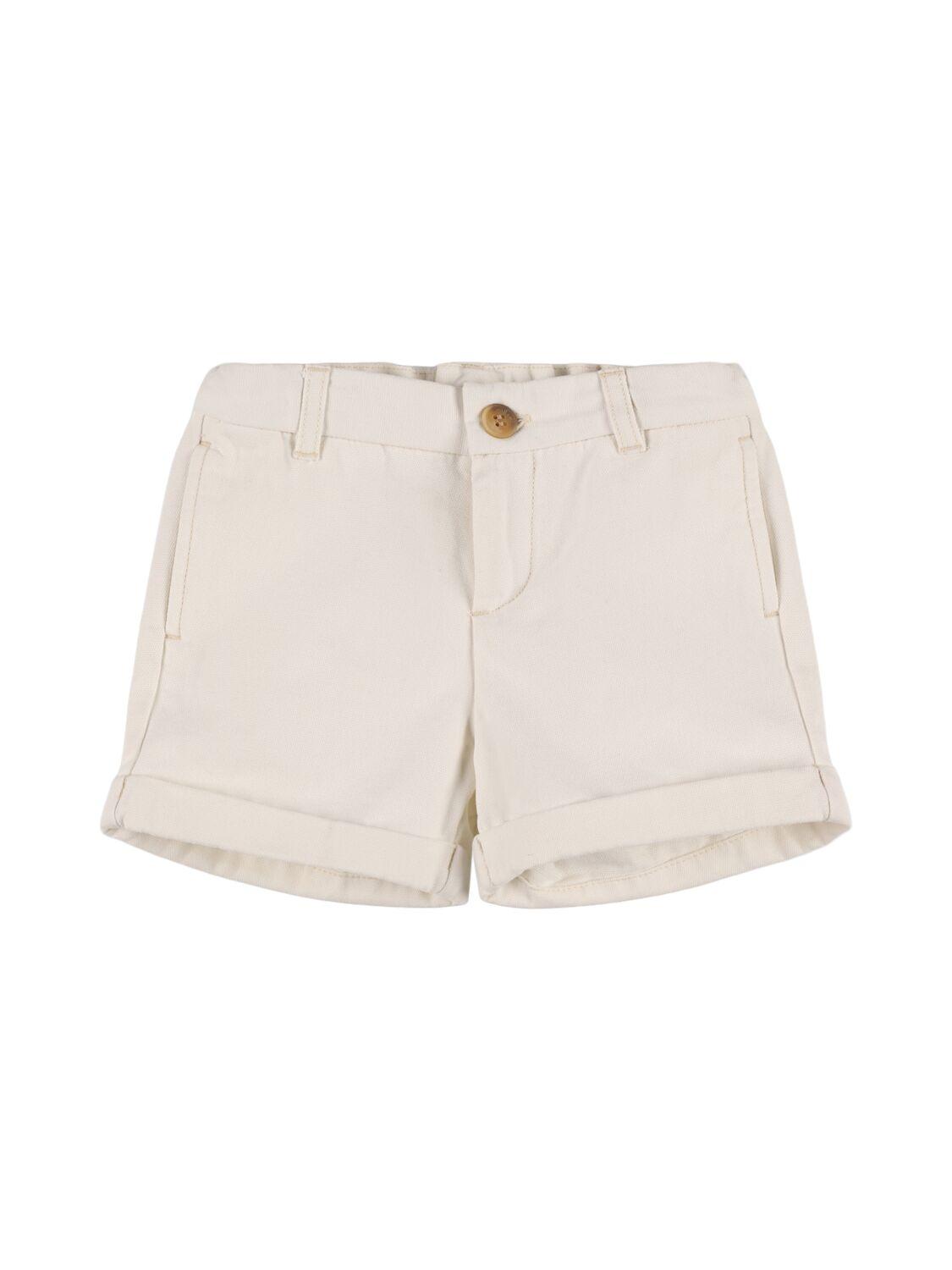 Cotton Denim Shorts by BONPOINT