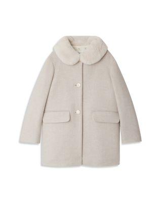 Girls' Manteau Favorite Jacket With Faux Fur Collar - Little Kid by BONPOINT