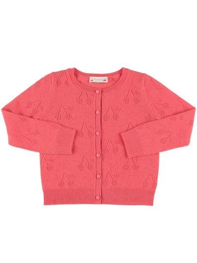 Openwork cashmere knit cardigan by BONPOINT