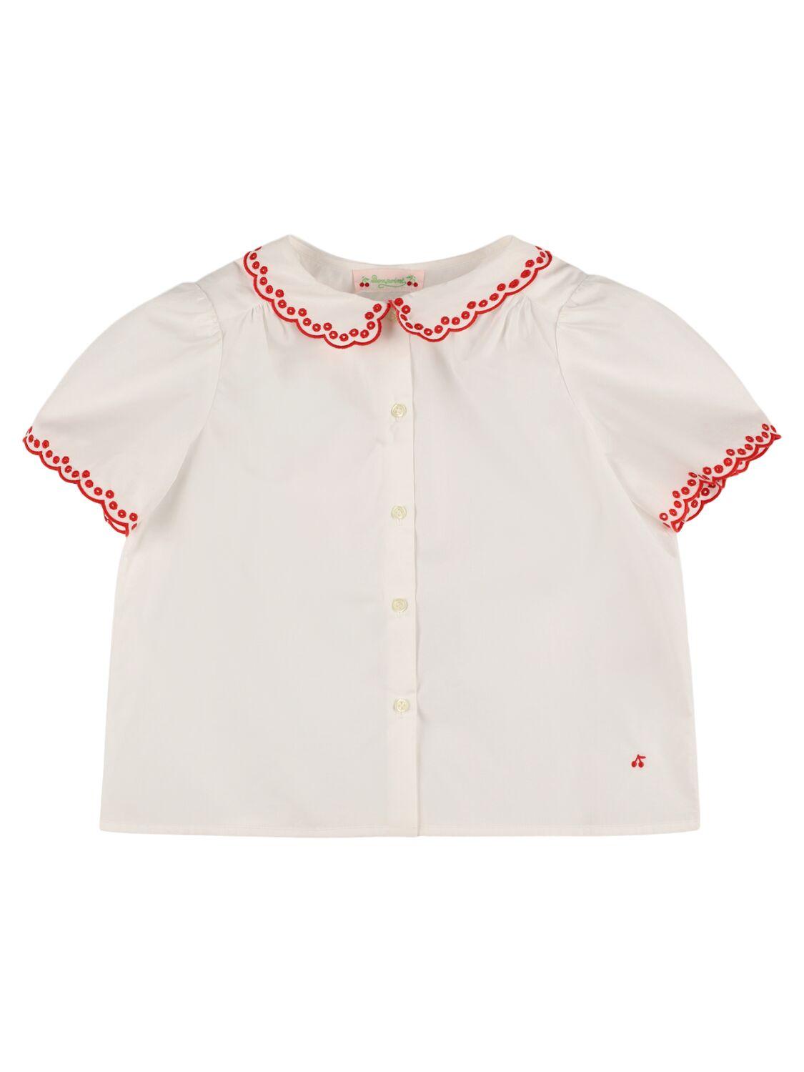 Organic Cotton Poplin Shirt by BONPOINT