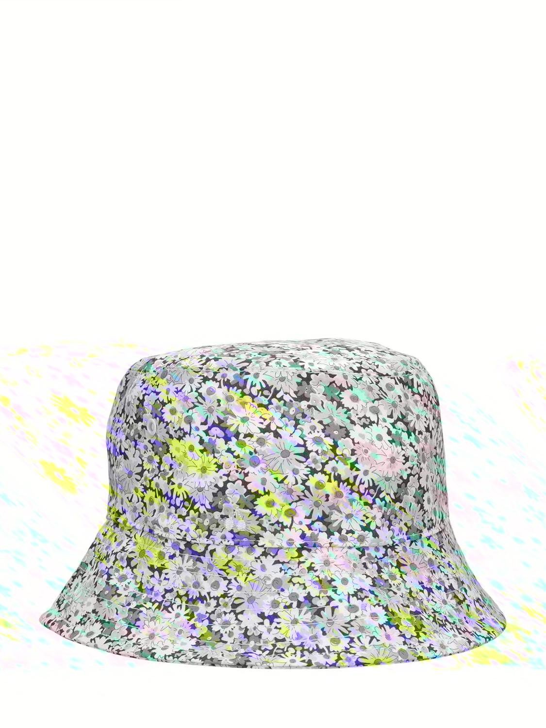 Printed Cotton Poplin Bucket Hat by BONPOINT