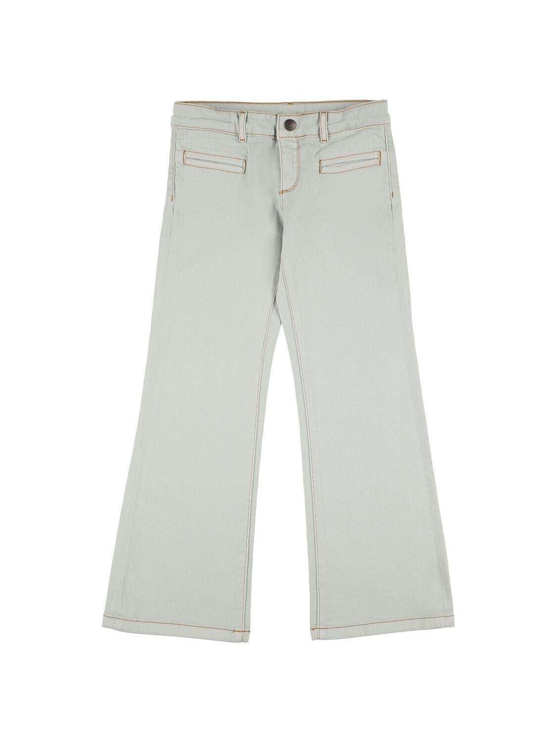Stretch Cotton Denim Jeans by BONPOINT