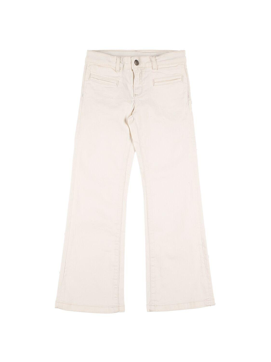 Stretch Cotton Denim Jeans by BONPOINT