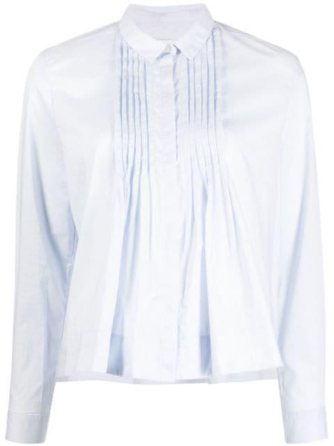 pleated cotton shirt by BONPOINT