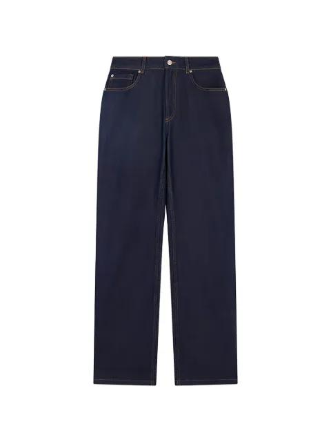 pocketed straight-leg jeans by BONPOINT