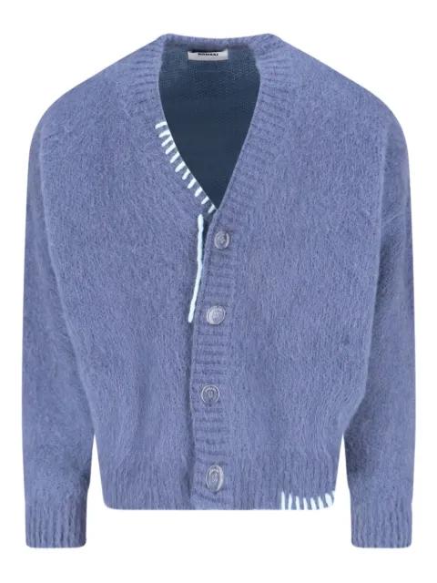 button mohair cardigan by BONSAI
