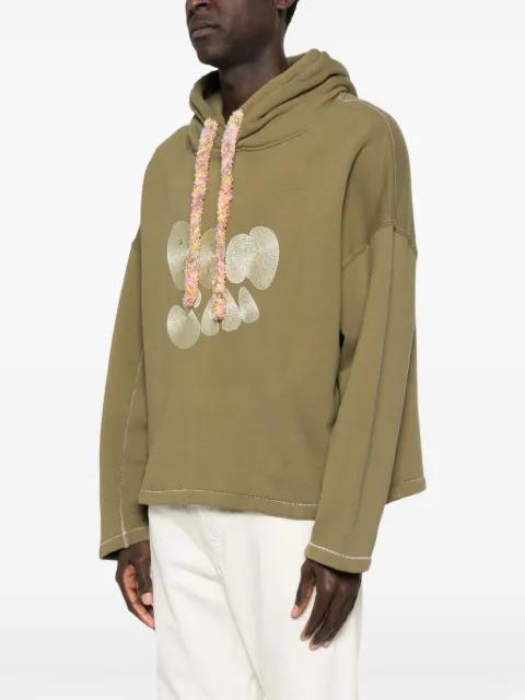 embroidered oversized hoodie by BONSAI