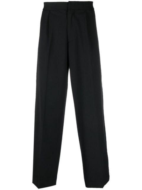 pleated straight-leg trousers by BONSAI