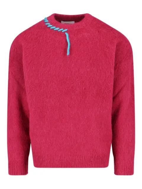 stitched knit jumper by BONSAI
