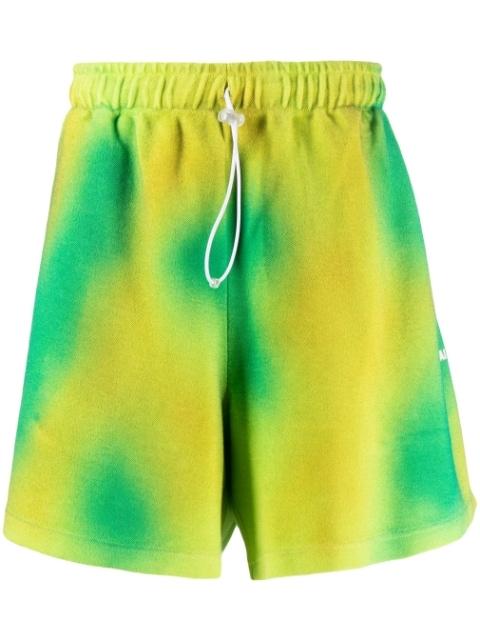 tie-dye cotton shorts by BONSAI