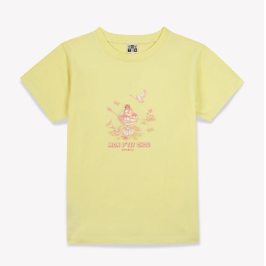 Bonton Girls Organic Cotton Tubo T-Shirt by BONTON