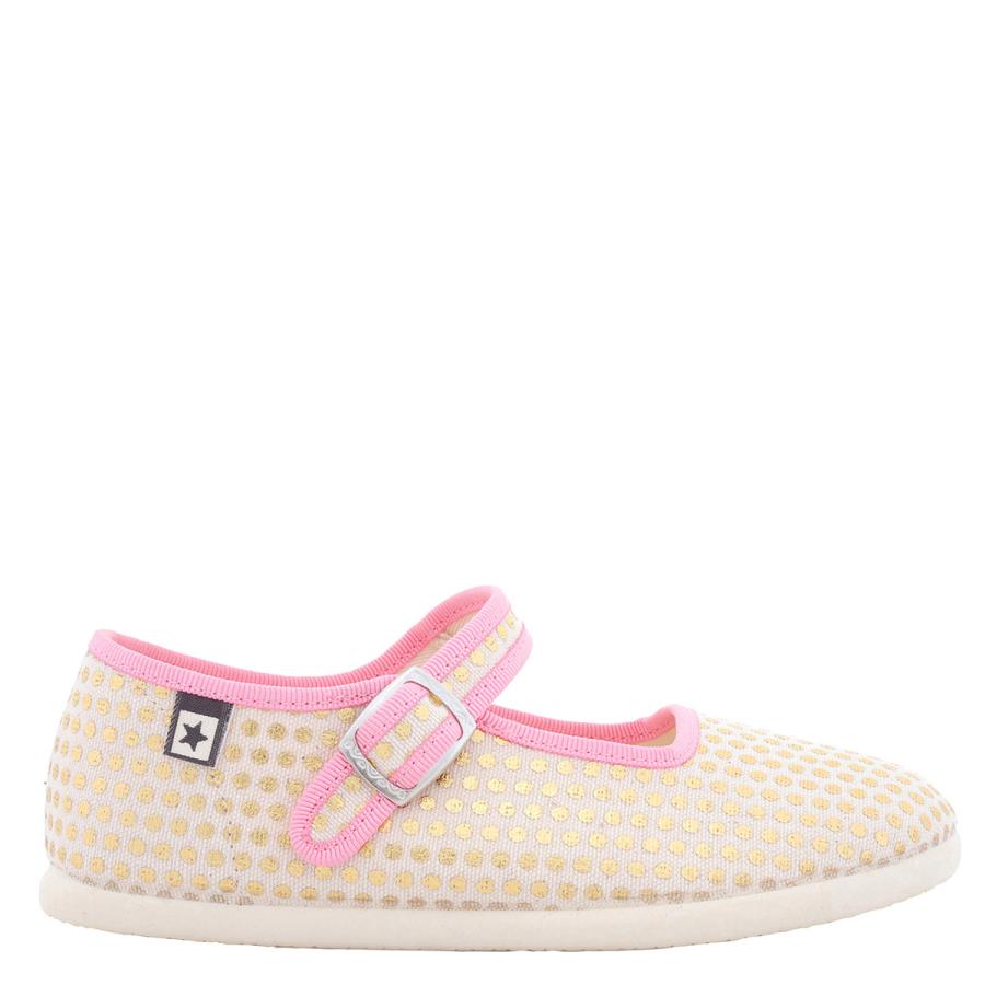 Bonton Kids Polka Dot Mary Janes by BONTON