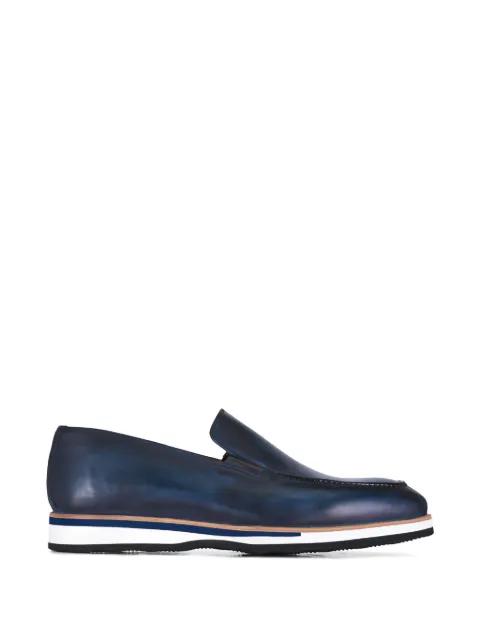 calfskin casual loafers by BONTONI