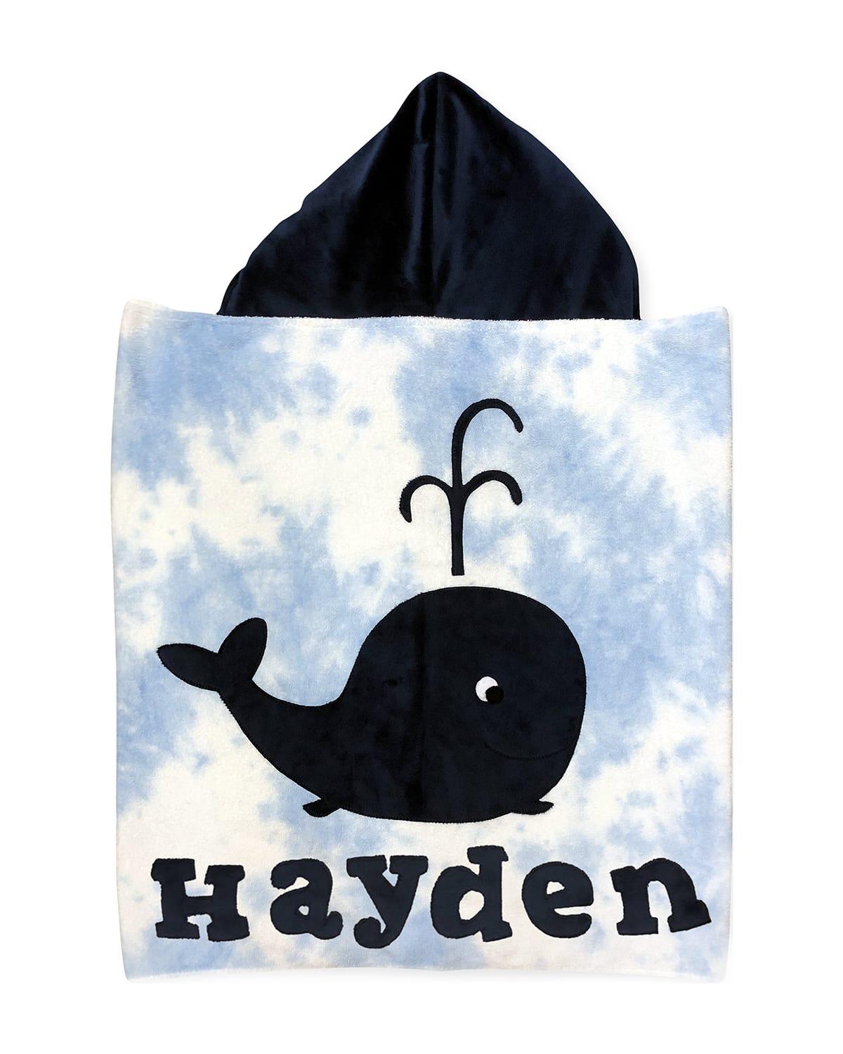 Boy's Whale Towel, Personalized by BOOGIE BABY