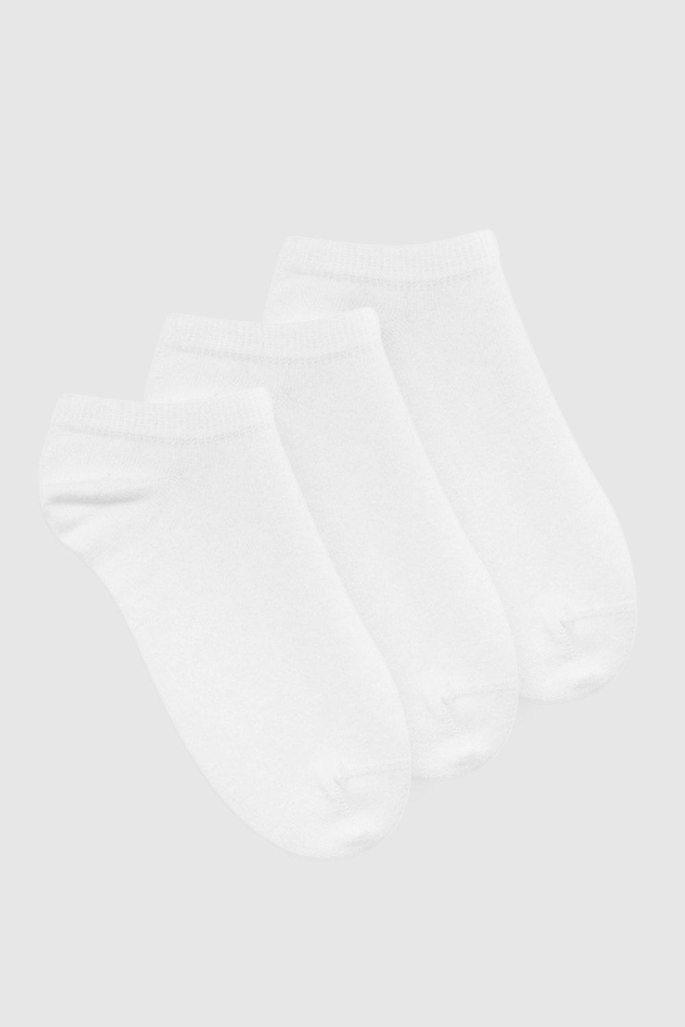 3 Pack Trainer Socks by BOOHOO