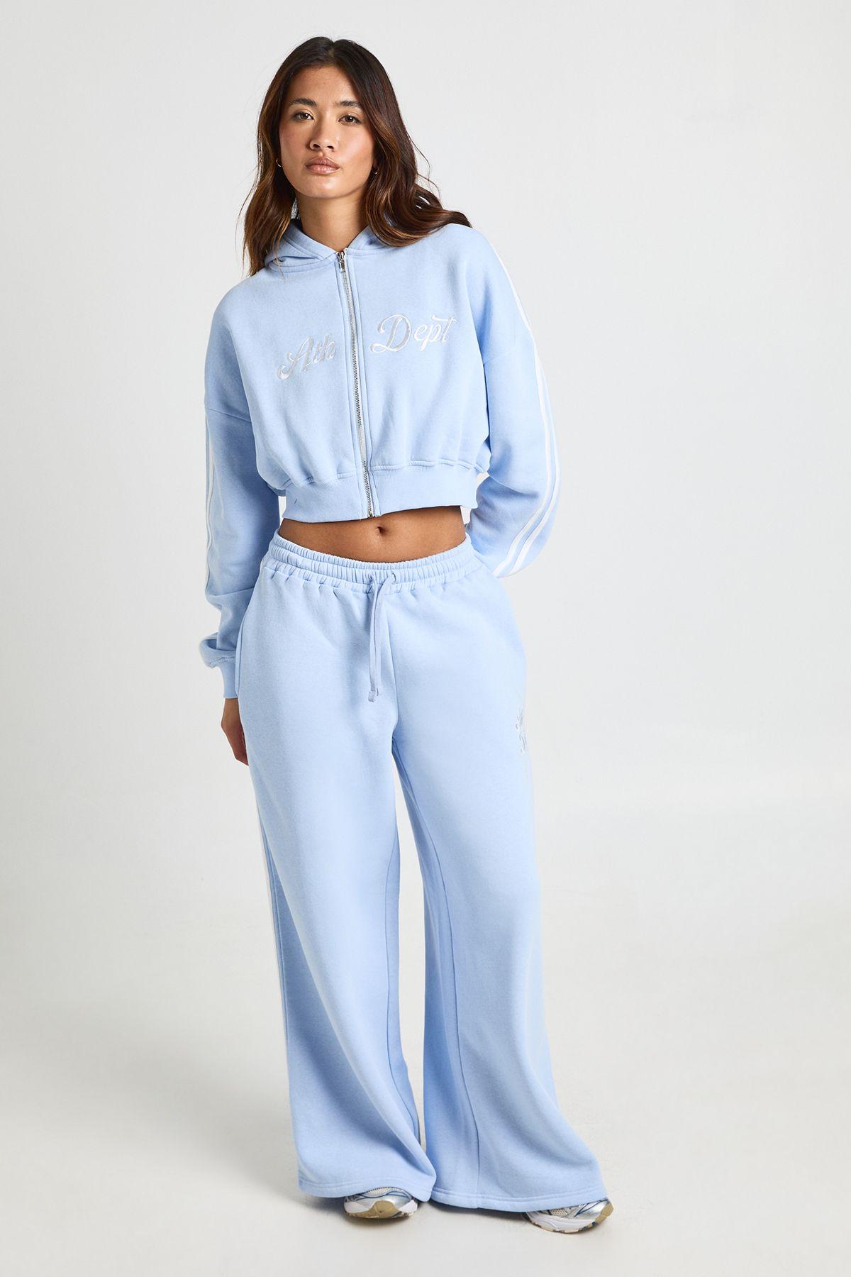 Ath Dept Side Stripe Zip Through Hooded Tracksuit by BOOHOO