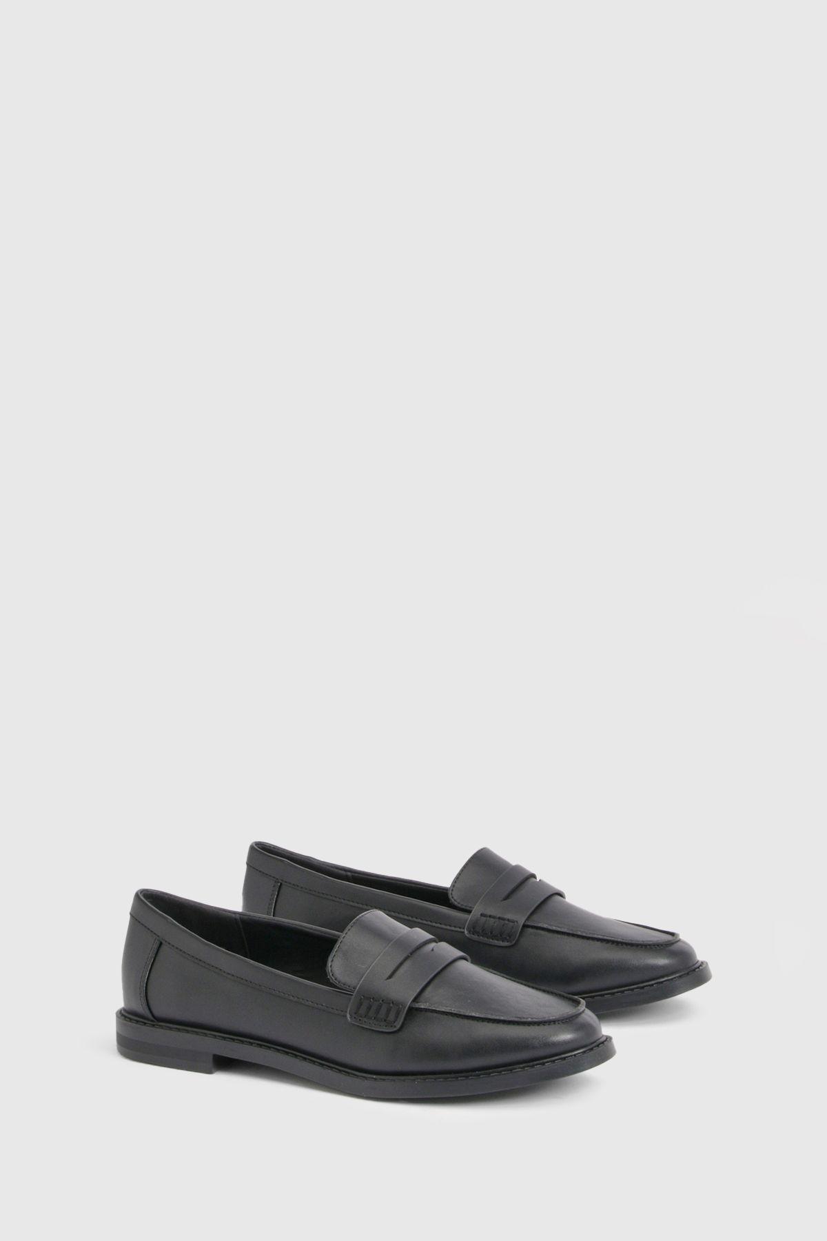 Basic Flat Loafers by BOOHOO