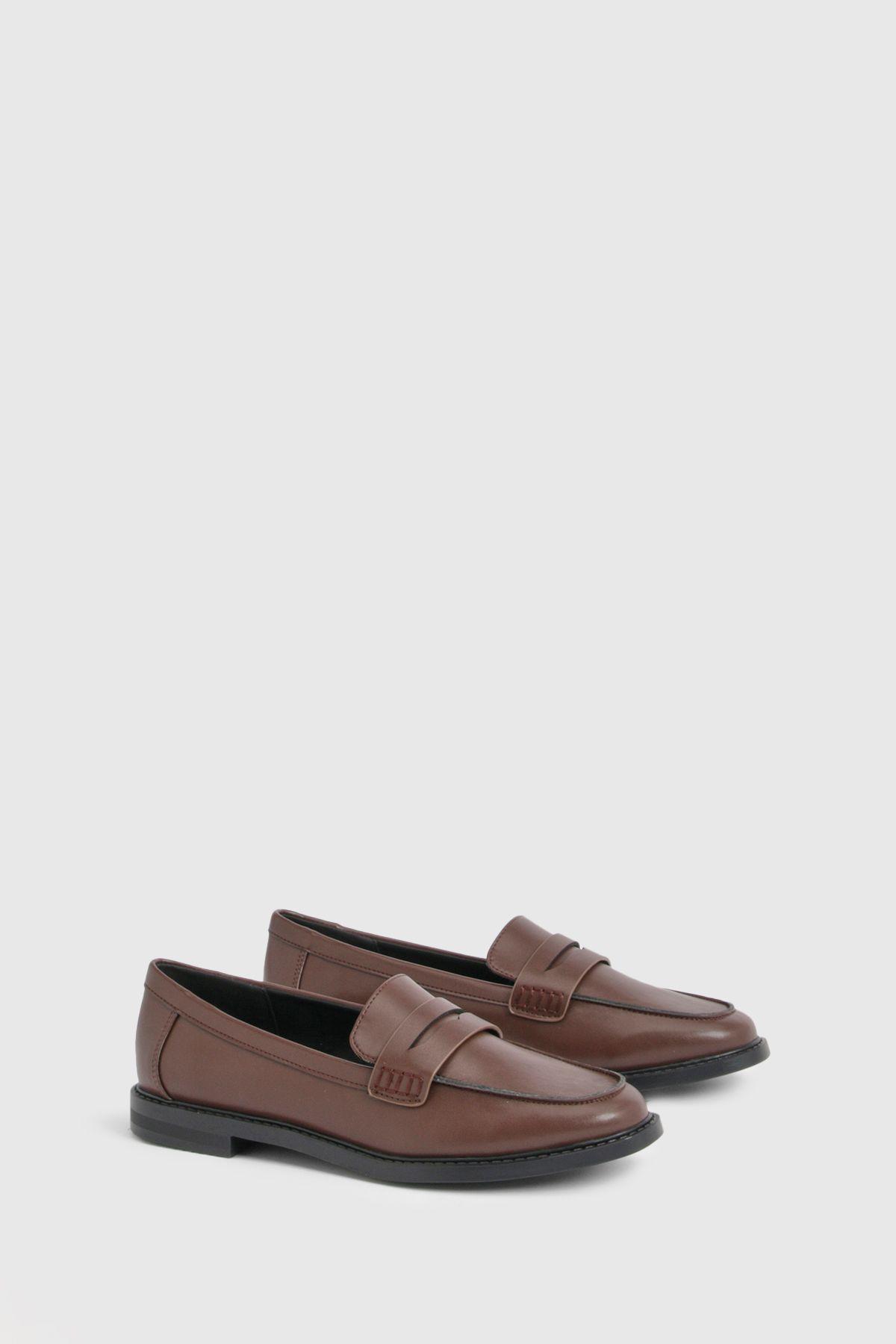 Basic Flat Loafers by BOOHOO