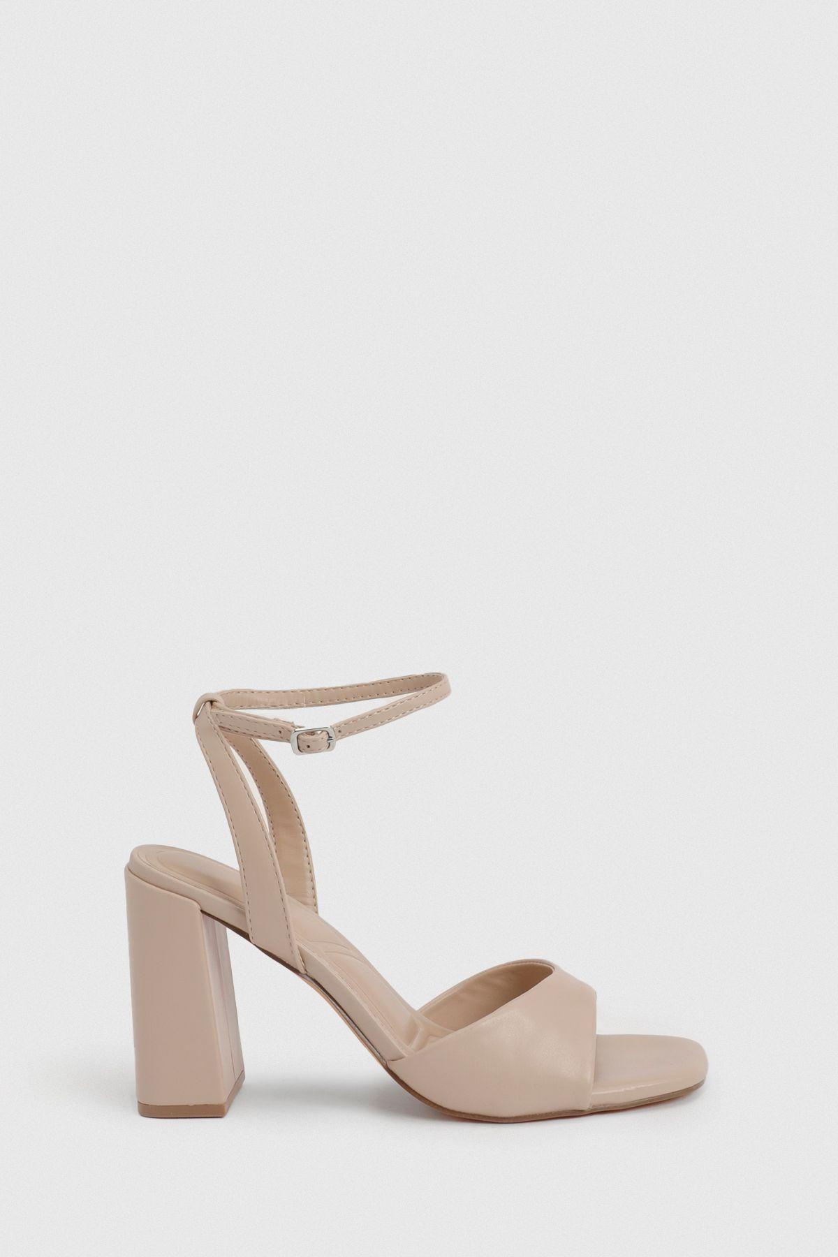 Basic Mid Block 2 Part Heels by BOOHOO