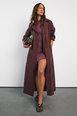 Belted Double Trench Coat by BOOHOO