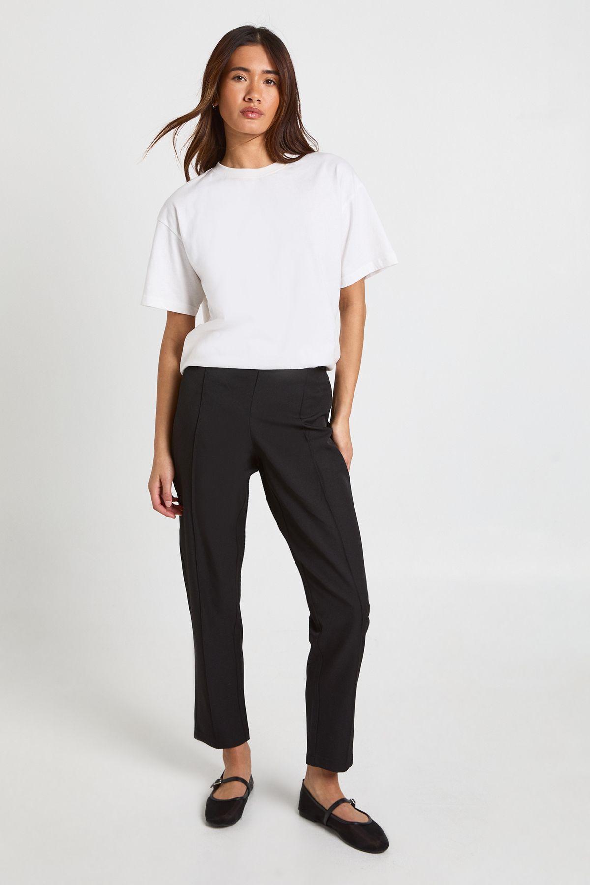 Boohoo Basics Tailored Tapered Trouser by BOOHOO