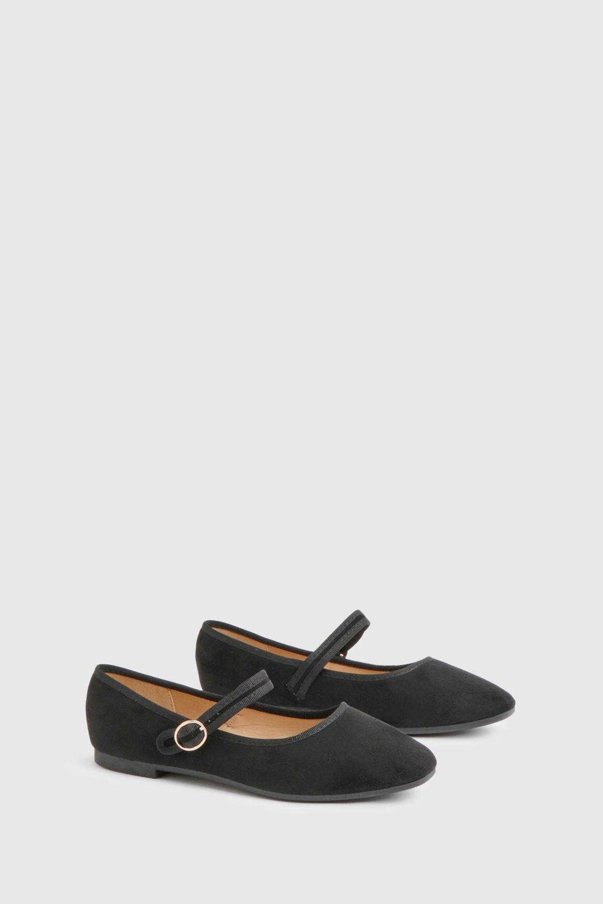 Buckle Detail Ballet Pumps by BOOHOO