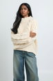 Chunky Knit Cable Oversized Jumper by BOOHOO Chunky Knit Cable Oversized Jumper by BOOHOO