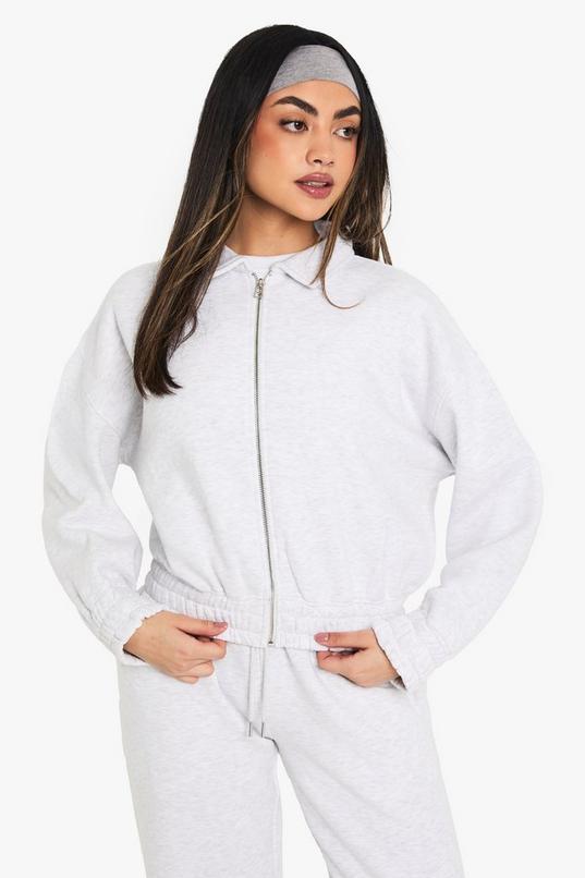 Collared Bomber Jacket by BOOHOO