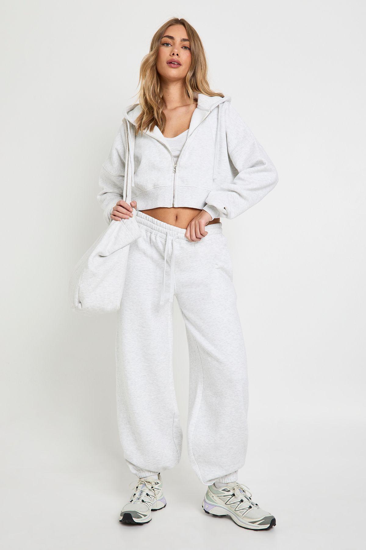 Cuffed Jogger And Zip Through Hoodie 3 Piece Tracksuit by BOOHOO