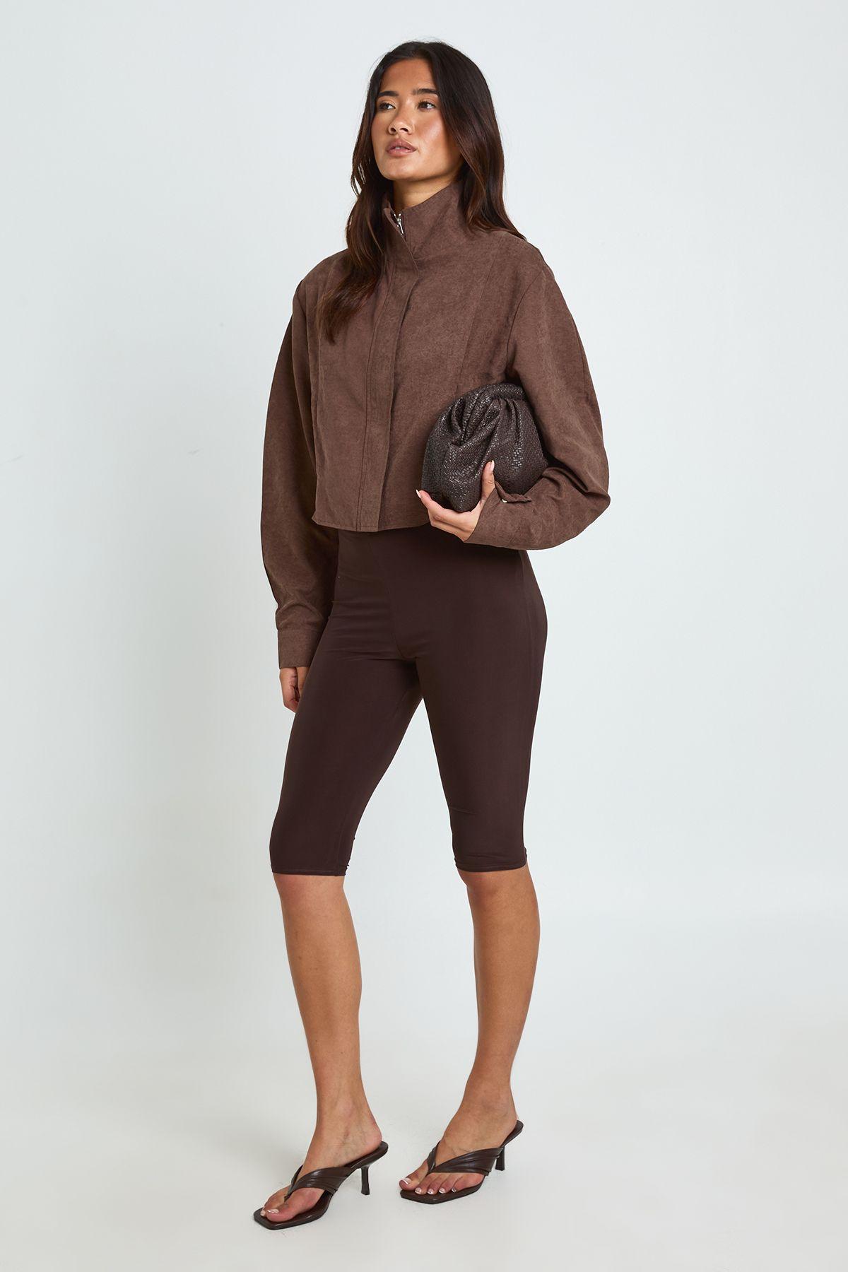Double Layer Capri Legging by BOOHOO
