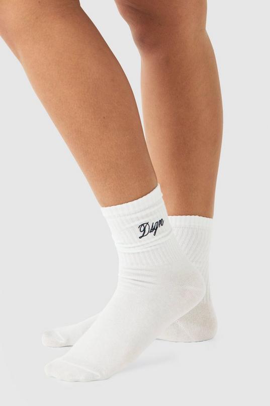 Dsgn Studio Embroidered  Sports Socks by BOOHOO